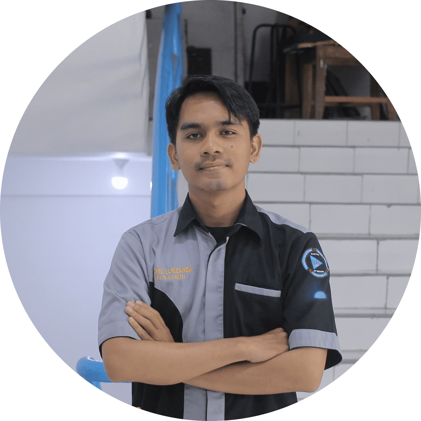Fadhil in the Research Lab